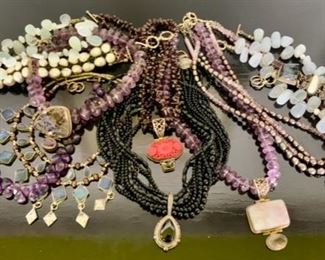 Semi-precious Gemstone Necklaces & Bracelets