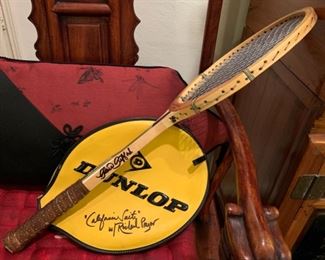 Studio Prop, Tennis Racquet and Cover from "California Suite" Signed by Gloria Gifford (played opposite Richard Pryor)