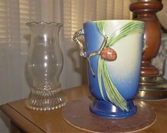 Vintage Roseville pottery vase 