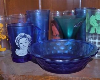 Shirley Temple glassware