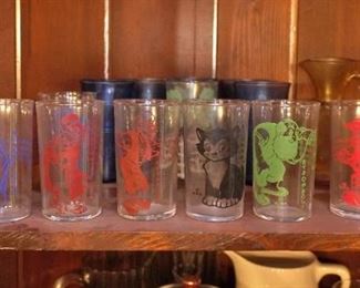 Walt Disney collectible glasses