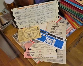 Vintage calculating tools