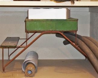 Vintage Sanitary Sandy sandbox