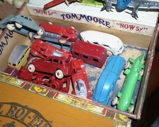 Tootsie Toys cars and boats