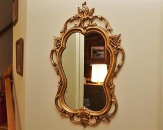 Ornate wall mirror