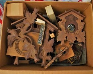 Cuckoo clock parts