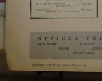 Mickey Mouse catalog