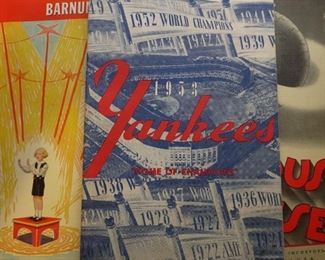 1953 New York Yankees program