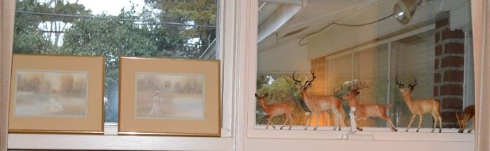 Framed Art, Deer Family