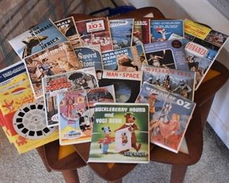 Viewmaster Cards, Bonanza, Wizard Of Oz, Huckleberry Hound, Animals Of Africa, Mary Poppins, Rin Tin TIn More, 