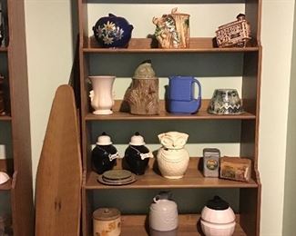 Cookie Jar Collection, matching Shelves