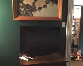 Seiki LED TV,     Oak Table
