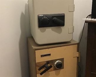 Sentry Safe and Montgomery Ward Safe with Combinations