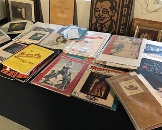 Lots of paper Collectibles and Art