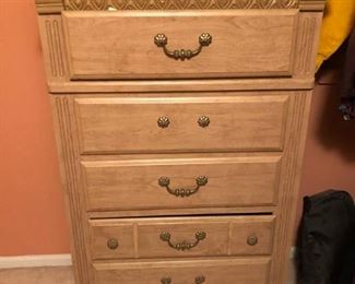Chest of drawers to set with marble top
