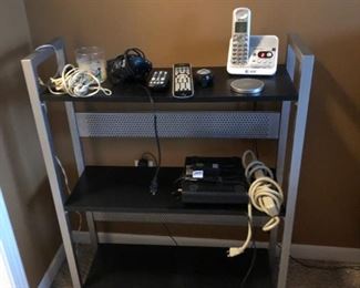 Media equipment shelf