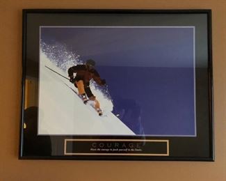 Nice down hill ski print