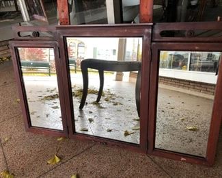 3 part mirror to the vanity set.  This is part of my off site sale, call to view