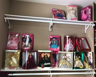 Lots of Barbies around the year 1998-2001