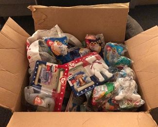 Lots of vintage McDonald happy meal toys new in package.