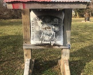 Archery target. Takes two people to move/possibly a trailer.