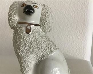 Porcelain English dog