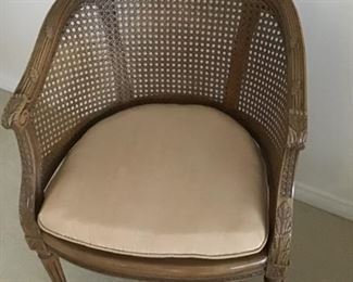 Occassional chair/cane back