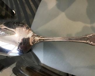 Sterling spoon ( from flatwear set) with mark Wallace sterling