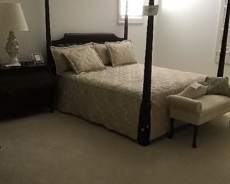Ethan Allen 4 Poster cal-king bed.  Originally $3,500 now selling for $2,500.  Excellent Condition! $1,750,             Mattress is free, if bed is purchased if you wish to have it.  Mattress alone is not being sold.