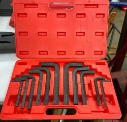 Set of Allen Wrenches in Case