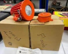 New E-Conolight E-GL LED Series Commercial Flood Lights 
Heavy steel construction, suitable for wet locations