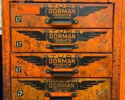 MANY Steel 4 Drawer Hardware Cabinets -Each comes with contents of expensive hardware