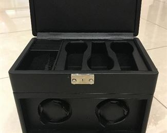 Leather Dual watch winder 