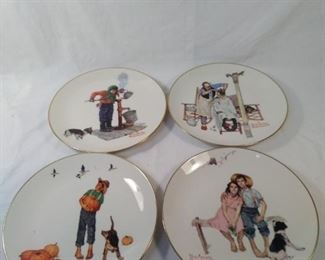 Norman Rockwell collector plates