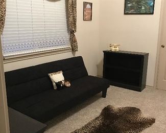 Twin futon and bookcases