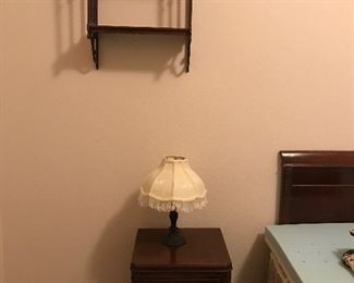 Antique nightstand is sold but other pieces of furniture still available