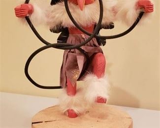 Native American Hoop Dancer Kachina Doll by Pauline Yazzie - Navajo Made - 13 in. tall