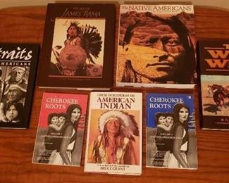 Lot of 7 Native American Indian Books - 4 large coffee table type