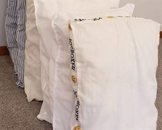 Lot of 6 Standard Sized Bed Pillows - Various Styles