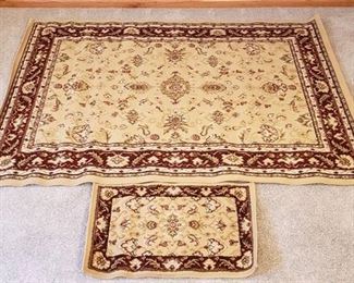 Lot of 2 Rugs by Bel-Aire - 5 ft. x 7 ft. Rug & 20 in.x 32 in. Accent Rug