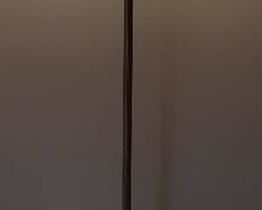 Polished Nickel Metal with Glass Top 3-way Floor Lamp (71 in. tall x 13 in. diameter)