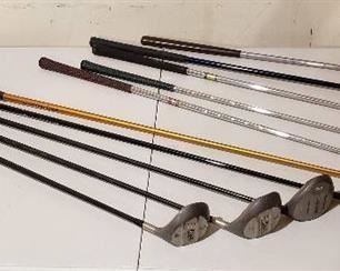 Lot of Golf Clubs - Mixed Woods & Irons