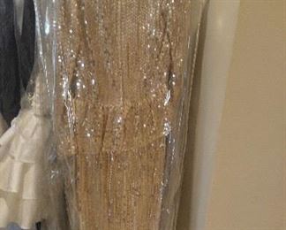 One of several high end gowns