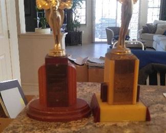 Deco and Bakelite trophies