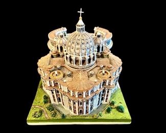 Danbury Mint The Vatican St Peters Basilica Historic Catholic Church Collection 