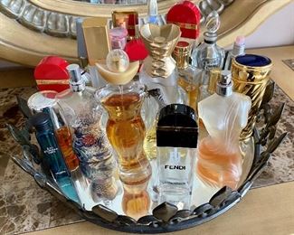 perfume bottle collection Fendi perfume and more