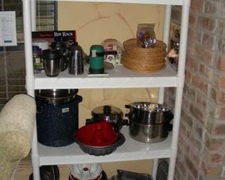 Pots and pans, baking items