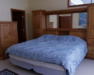 King size bedroom set. Mattress is new, lightly used. $800 (OBO)