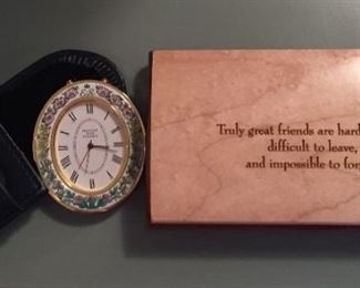 Watch and gift box.