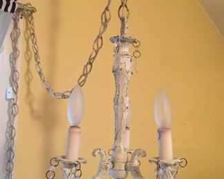 Small chandelier.